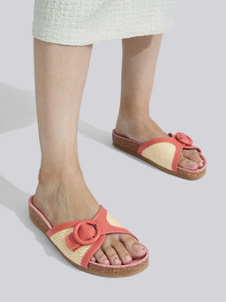 Neeman's - Women Boheme Chic Sandals Peach