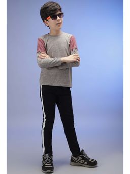 Instafab - Boys Solid Stylish Casual T-shirts