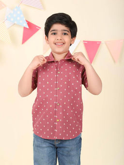 Fabindia - Mauve Cotton Shirt