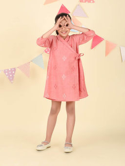 Fabindia - Pink Cotton Dress