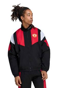 adidas Originals - Men Black Manchester United Eqt Football Jacket