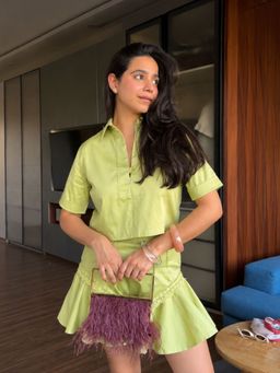 Contemponari - Sorbet Green Co-Ord (Set of 2)