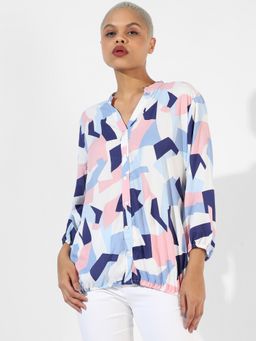 PINACOLADA - Women Multicolour Printed Regular Fit Top