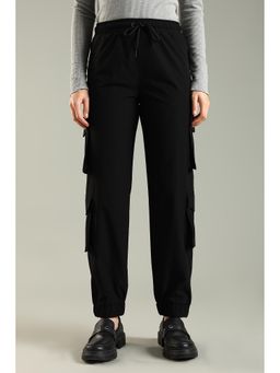 DOMIN8 - Women Workleisure Cargo Pant - Black
