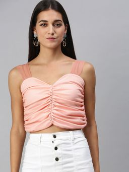 KASSUALLY - Pink Polyester Top