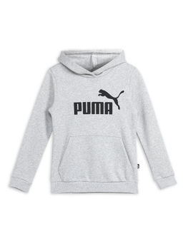 Puma - Ess Logo Hoodie Girls Grey Hoodie