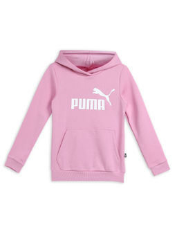 Puma - Ess Logo Hoodie Girls Pink Hoodie