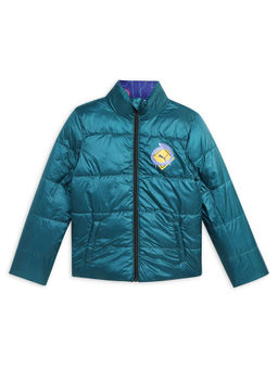 Puma - Unisex Classics Drip Padded Kid's Teal Insulated Puffer Jacket