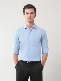 Arrow - Men Blue Solid Slim Fit Formal Shirt