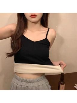 MISS MOSA BY AKANKSHA - Women Black Solid Top