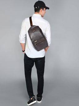 Sassora - Genuine Leather Unisex Medium Backpack