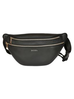 Sassora - Premium Leather Unisex Medium Waist Bag