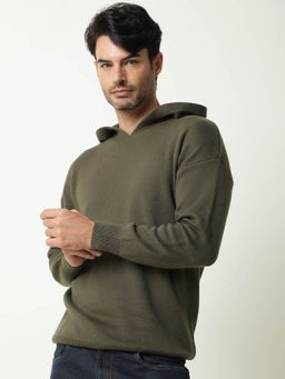 Rare Rabbit - Zarr Olive Hoodie