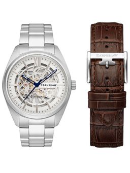 Earnshaw - SMEATON Limited Edition Skeleton Automatic Watch For Men(Additional Strap) - ES-8208-33