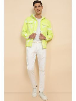 Allen Solly - Men Green Print Full Sleeves Casual Jacket