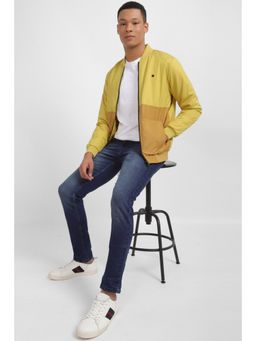 Allen Solly - Men Yellow Solid Full Sleeves Casual Jacket
