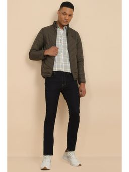 Allen Solly - Men Brown Solid Full Sleeves Casual Jacket