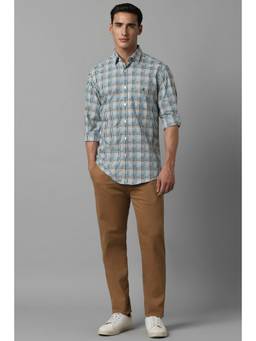 Louis Philippe - Men Multi Slim Fit Check Full Sleeves Casual Shirt