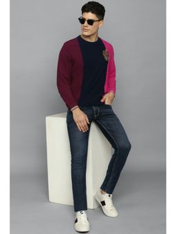 Louis Philippe - Men Casual Multi Colorblock Sweatshirt