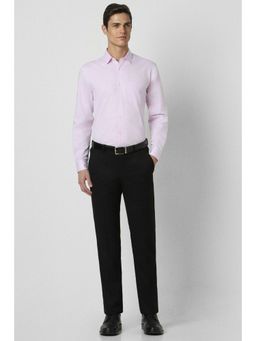 Peter England - Men Lilac Regular Fit Full Sleeves Formal Shirt