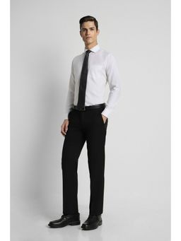 Peter England - Men White Slim Fit Full Sleeves Formal Shirt