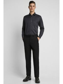 Peter England - Men Black Slim Fit Full Sleeves Formal Shirt