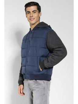 American Eagle - Men Navy Puffer Puffer Jacket