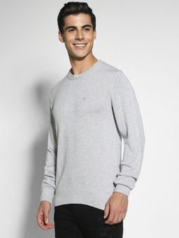 American Eagle - Men Grey Super Soft Crew Neck Sweater
