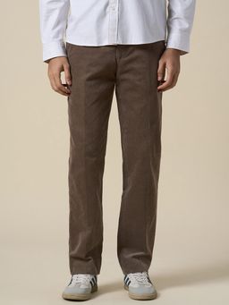 SELECTED HOMME - Brown Corduroy Tailored Trousers