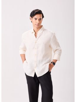 MH&Y - Luxe Linen Off White Shirt