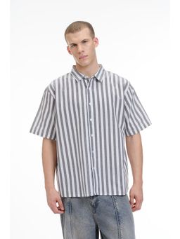 Bonkers Corner - Ash Cabana Short Sleeve Striped Shirt