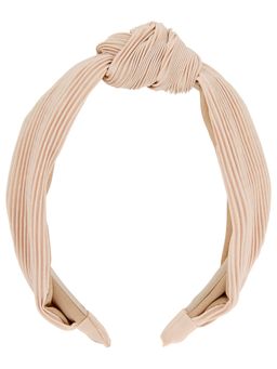 Accessorize London - Women's Wide Pleated Knot Alice Hair Band