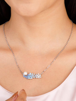 GIVA - Sterling Silver Ombre In Blue Necklace for Women & Girls
