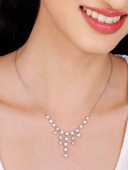 GIVA - Sterling Silver Radiant Reflections Necklace for Women & Girls