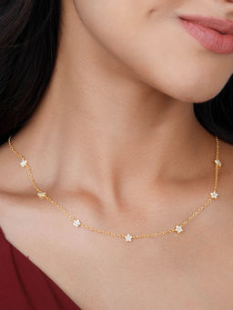 GIVA - Sterling Silver Golden Star Constellation Set for Women & Girls