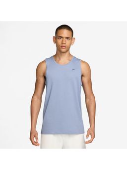 Nike - Blue Cotton Solid T-Shirt