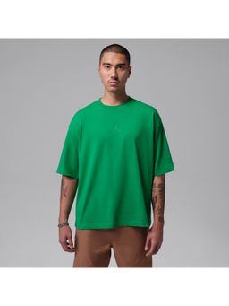 Nike - Green Cotton Printed T-Shirt