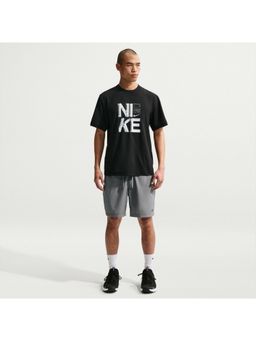 Nike - Black Polyester Printed T-Shirt