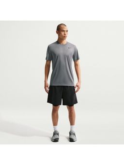 Nike - Grey Polyester Solid T-Shirt