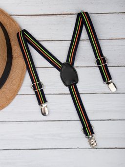 Arendelle - Blue with Neon Stripes Suspenders for Boys