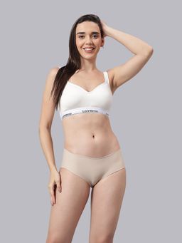 La Intimo - Satiny Soft Multi-Colour T-Shirt Bra With Panty