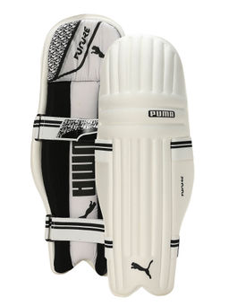 Puma - Future 3.2 JNR Pads MD Boy's White Cricket Batting Pads
