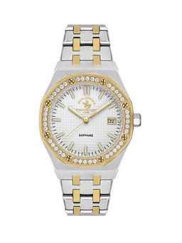 Santa Barbara Polo & Racquet Club - Women Silver Round Dial Analog Watch - SB.1.10554-3 (M)