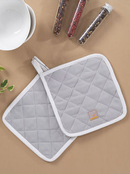 Maspar - Aspire Grey Woven Pot Holder (Set of 2)