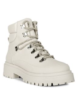 London Rag - Solid Off White Casual Boots