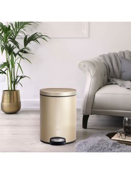 OBSESSIONS - Round Step Dustbin with Liner, 8 Liters