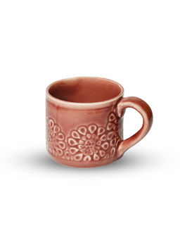 Yellow Marigold - Wild Rose Cherry Red Mugs (Set of 4)