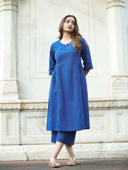 JITI - Sara Blue Kurta with Palazzo (Set of 2)