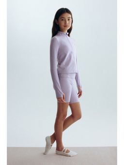 H&M MOVE - Girls Purple Sports Cycling Shorts With Softmove