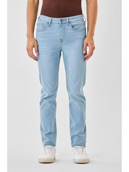 Snitch - Light Blue Washed Slim Fit Jeans for Men